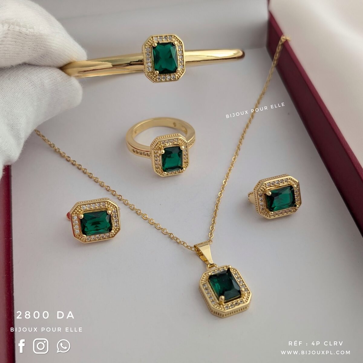 Parure multicolors