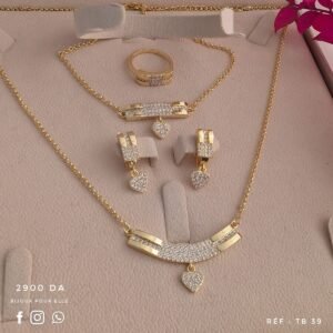 Ensemble bijoux cœur TB 39