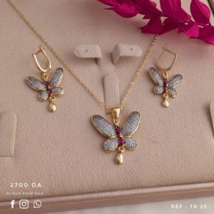 Ensemble parure papillon TB 29